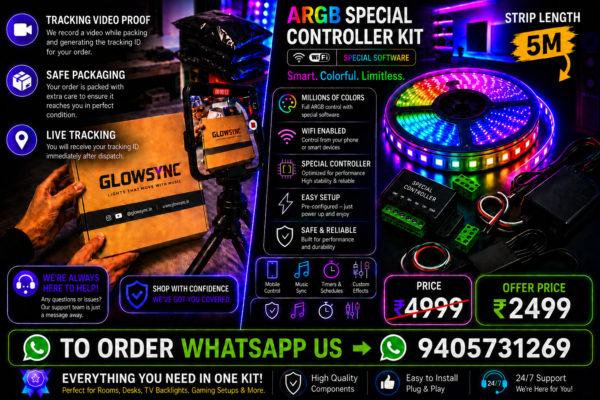 new GlowSync ARGB Pixel Kit 5 metre